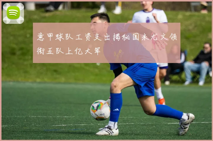 意甲球队工资支出揭秘国米尤文领衔五队上亿大军